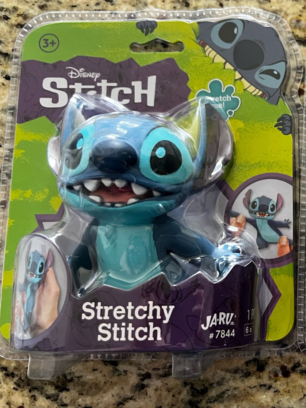 Disney Stretchy Stitch Figure Toy - Blue and Teal